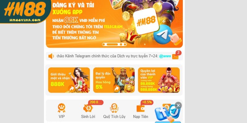 Thành viên hãy mở tài khoản để nhận thưởng 88k nhanh chóng