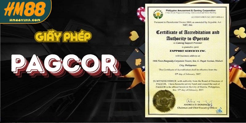 Giấy phép hoạt động là minh chứng cho quyền lực và uy tín