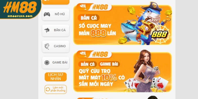 Hệ thống cập nhiều nhiều CTKM dành tặng cho game thủ